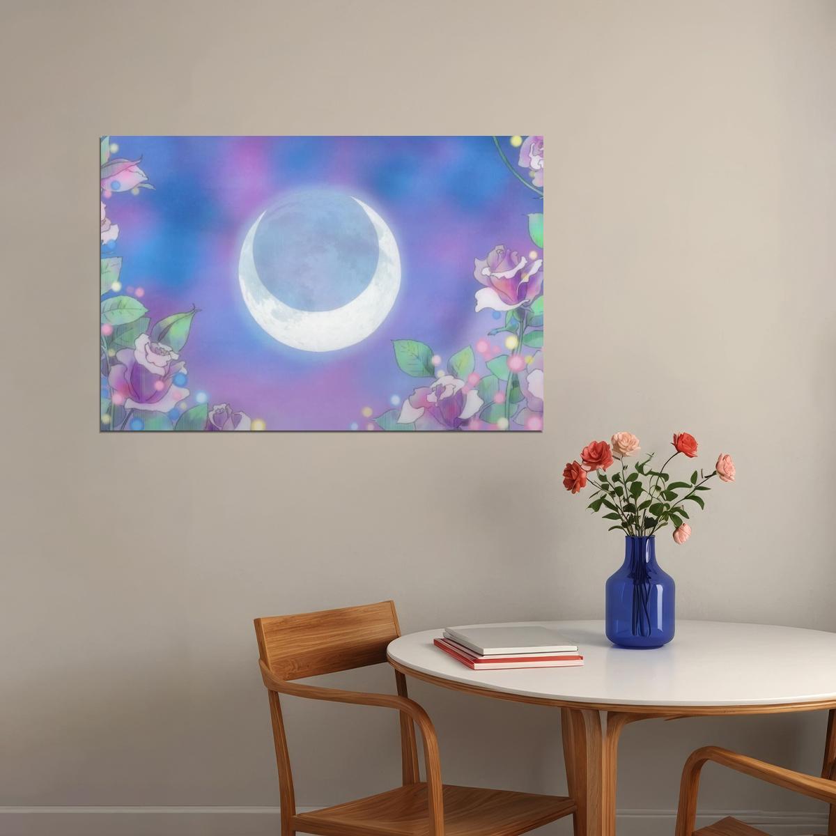 Sailor Moon Anime Poster Japanese Manga Art Cute Magic Wall Art