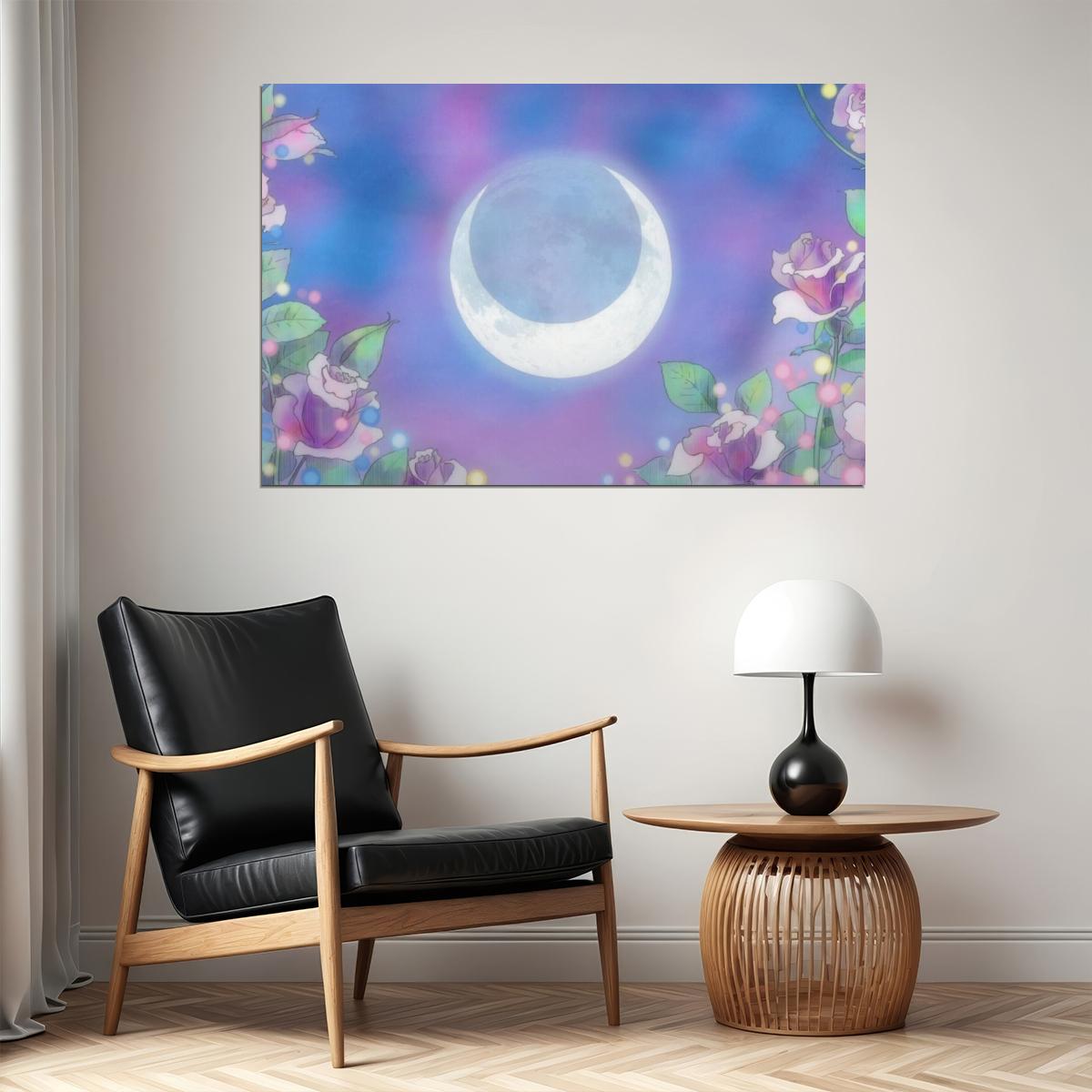 Sailor Moon Anime Poster Japanese Manga Art Cute Magic Wall Art