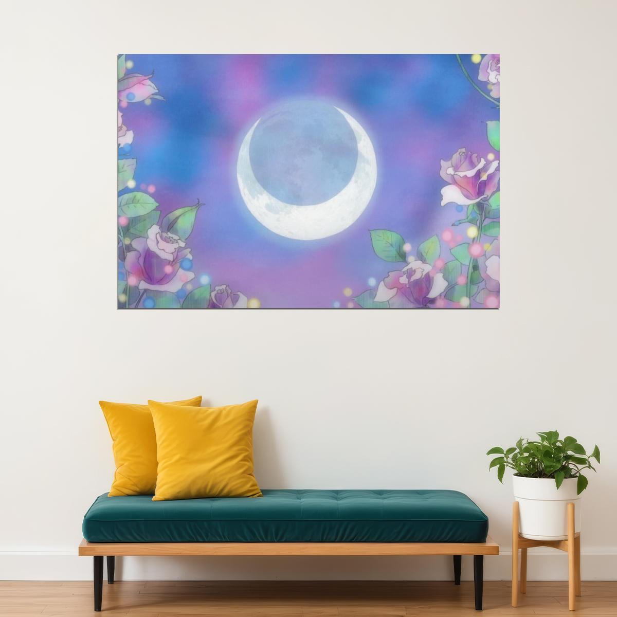 Sailor Moon Anime Poster Japanese Manga Art Cute Magic Wall Art