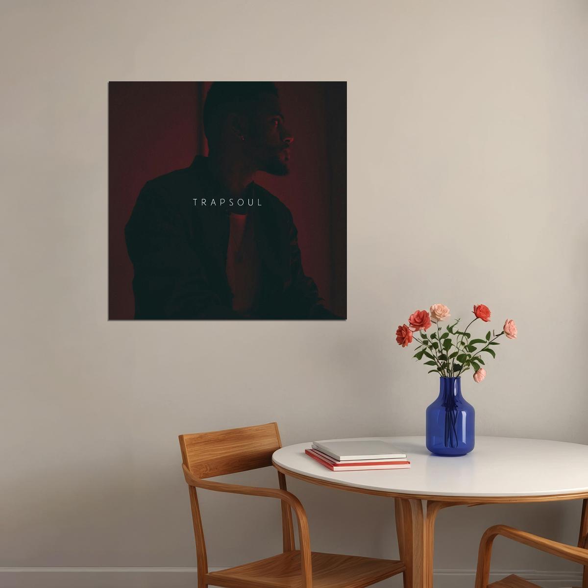 Bryson Tiller T R A P S O U L Album Cover Art R&b Music Poster Singer Music Print