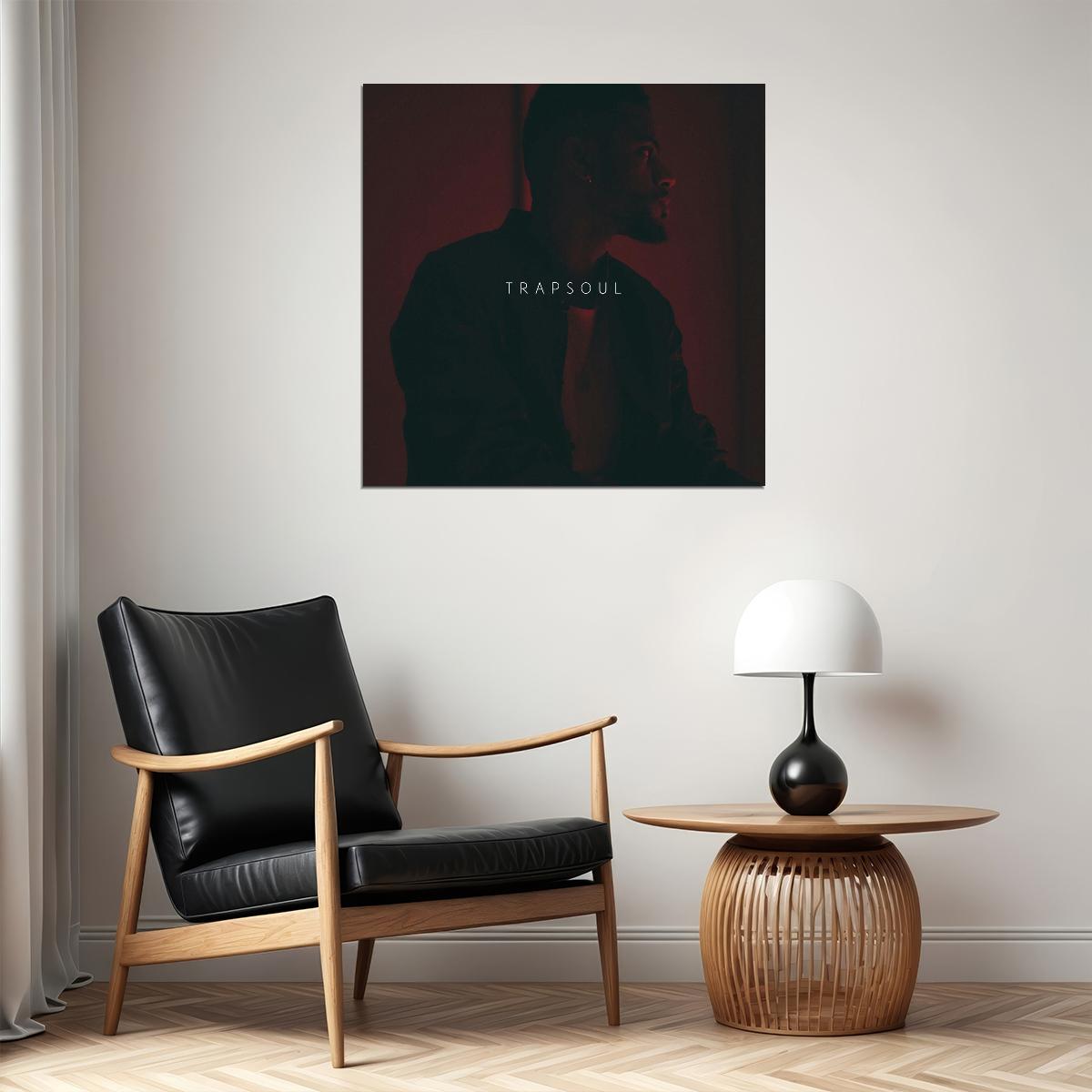 Bryson Tiller T R A P S O U L Album Cover Art R&b Music Poster Singer Music Print