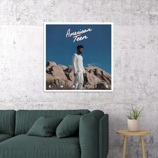 Khalid American Teen Album Cover Art Music Poster Rnb Wall Print - xonomax