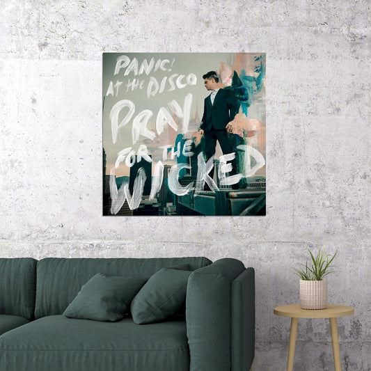 Panic! At The Disco Pray For The Wicked Album Cover Art Rock Music Poster Wall Print - xonomax