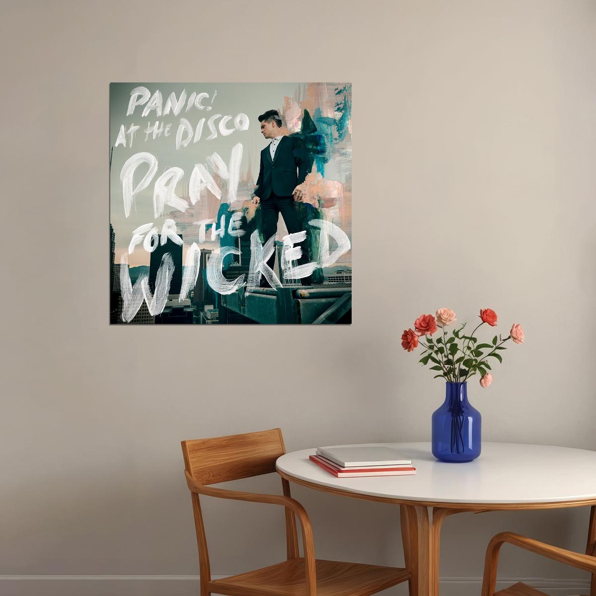 Panic! At The Disco Pray For The Wicked Album Cover Art Rock Music Poster Wall Print - xonomax
