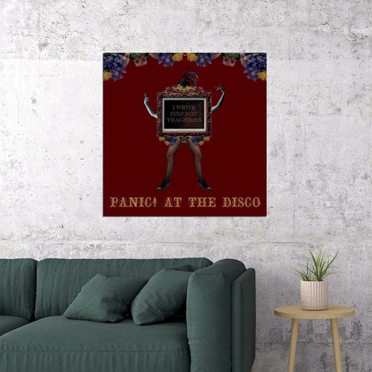 Panic! At The Disco I Write Sins Not Tragedies Album Cover Art Rock Music Poster Wall Print - xonomax