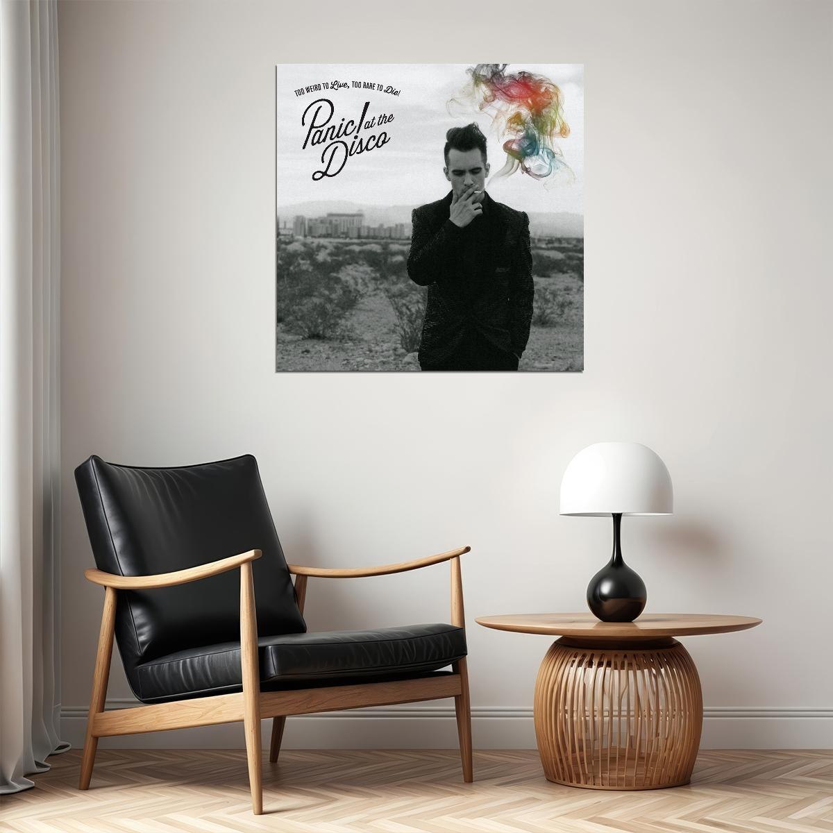 Panic! At The Disco Too Weird To Live Album Cover Art Rock Music Poster Wall Print - xonomax