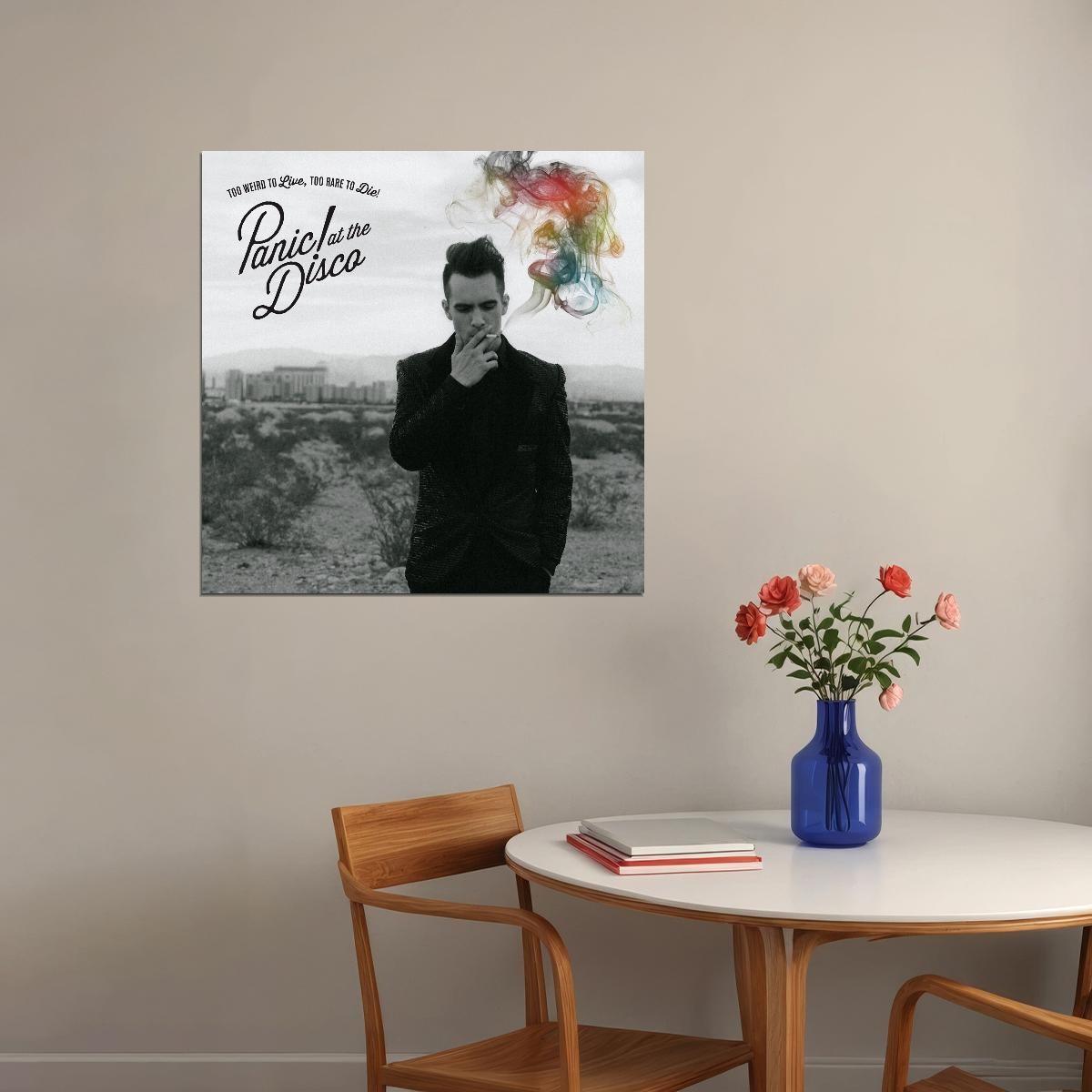 Panic! At The Disco Too Weird To Live Album Cover Art Rock Music Poster Wall Print - xonomax