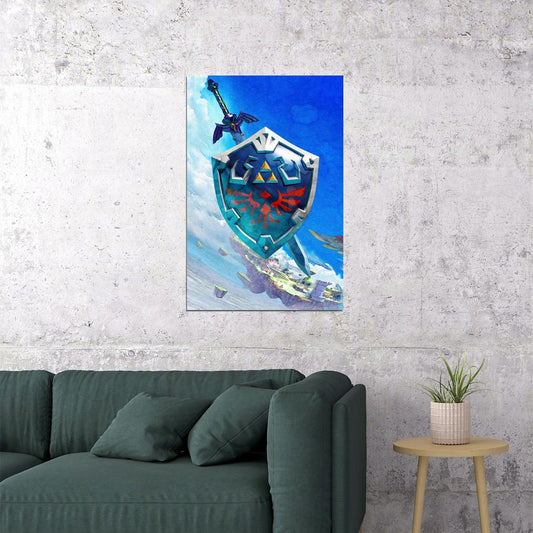 The Legend Of Zelda Breath Of The Wild Nintendo Video Game Poster - xonomax