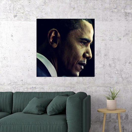 Barack Obama Poster Political Leader Wall Art Former U.s. President Print - xonomax