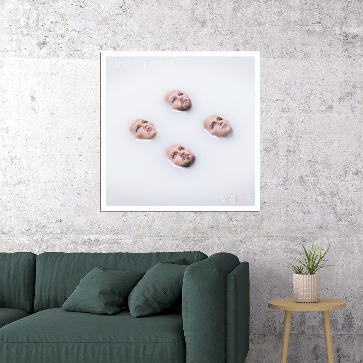 Kings Of Leon Walls Album Cover Art Music Poster Rock Band Wall Print