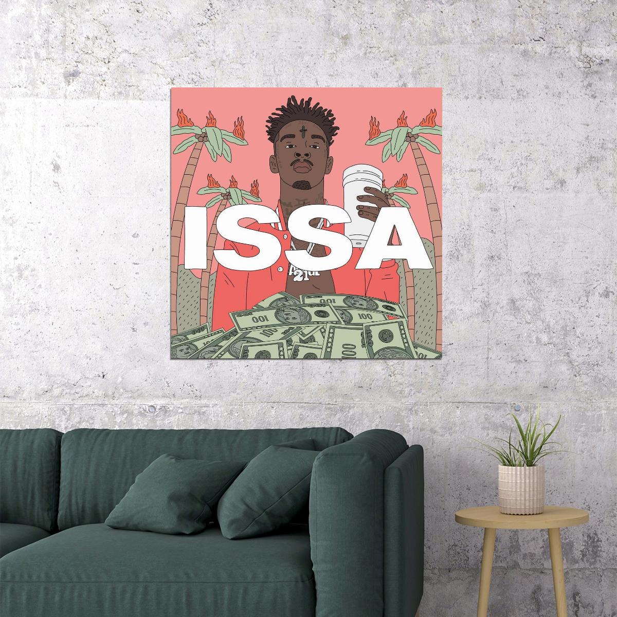 Savage Issa Lbum Cover Art Hip-hop Music Poster Rap Print - xonomax