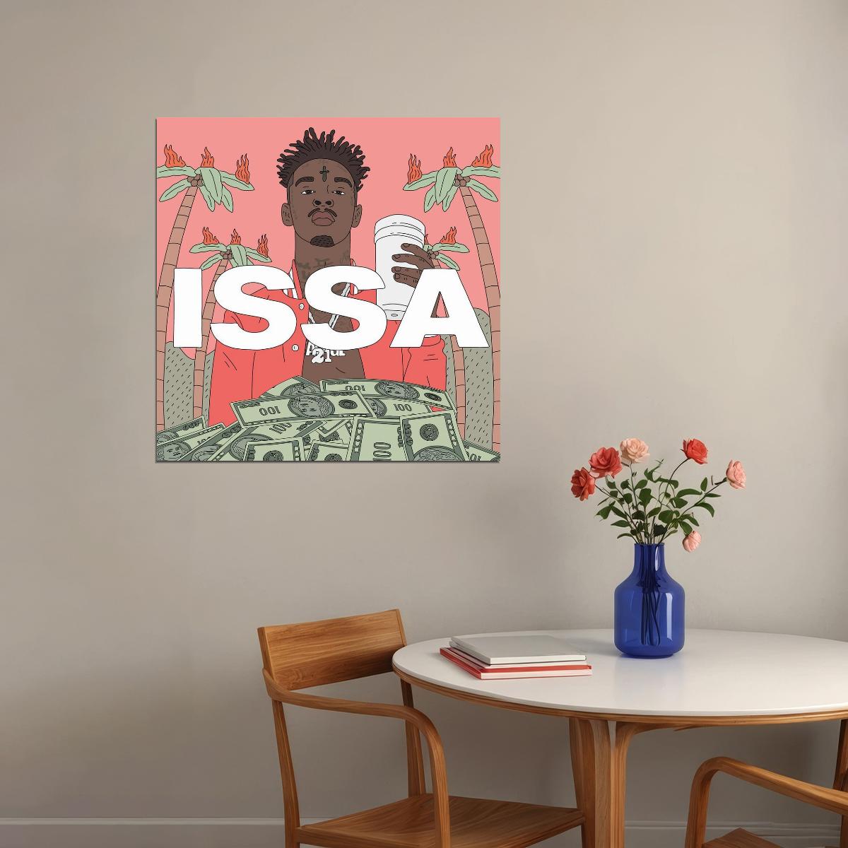 Savage Issa Lbum Cover Art Hip-hop Music Poster Rap Print - xonomax