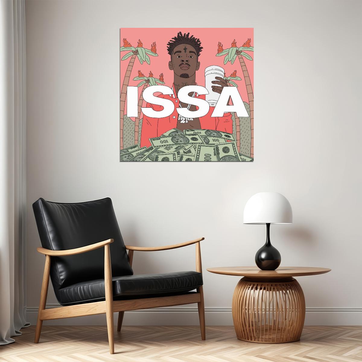 Savage Issa Lbum Cover Art Hip-hop Music Poster Rap Print - xonomax
