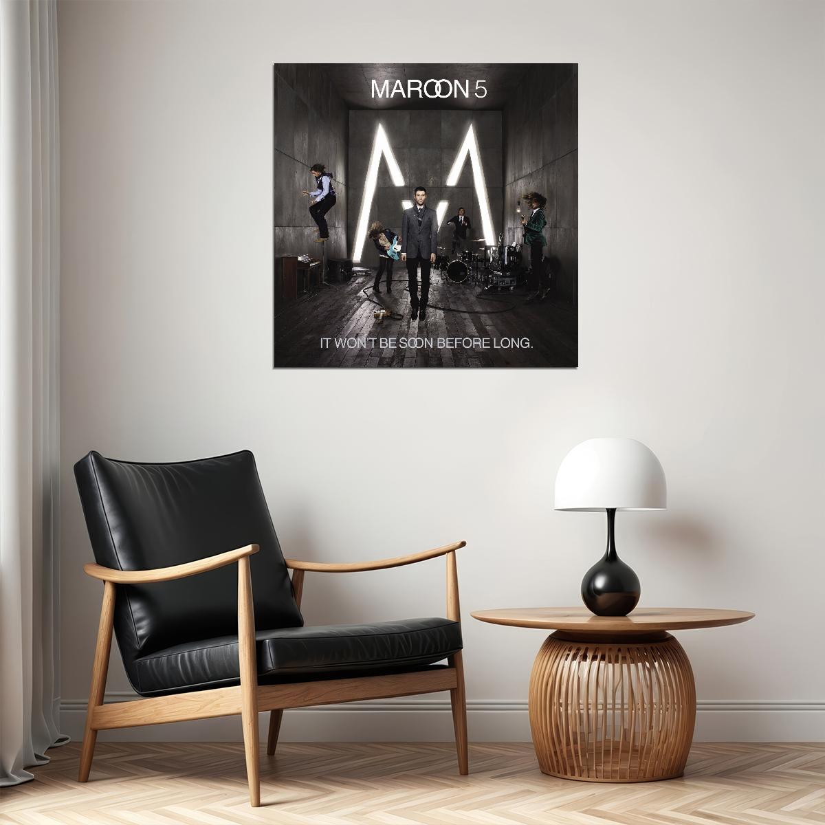 Maroon 5 Music Poster Iconic Pop Rock Band Wall Print