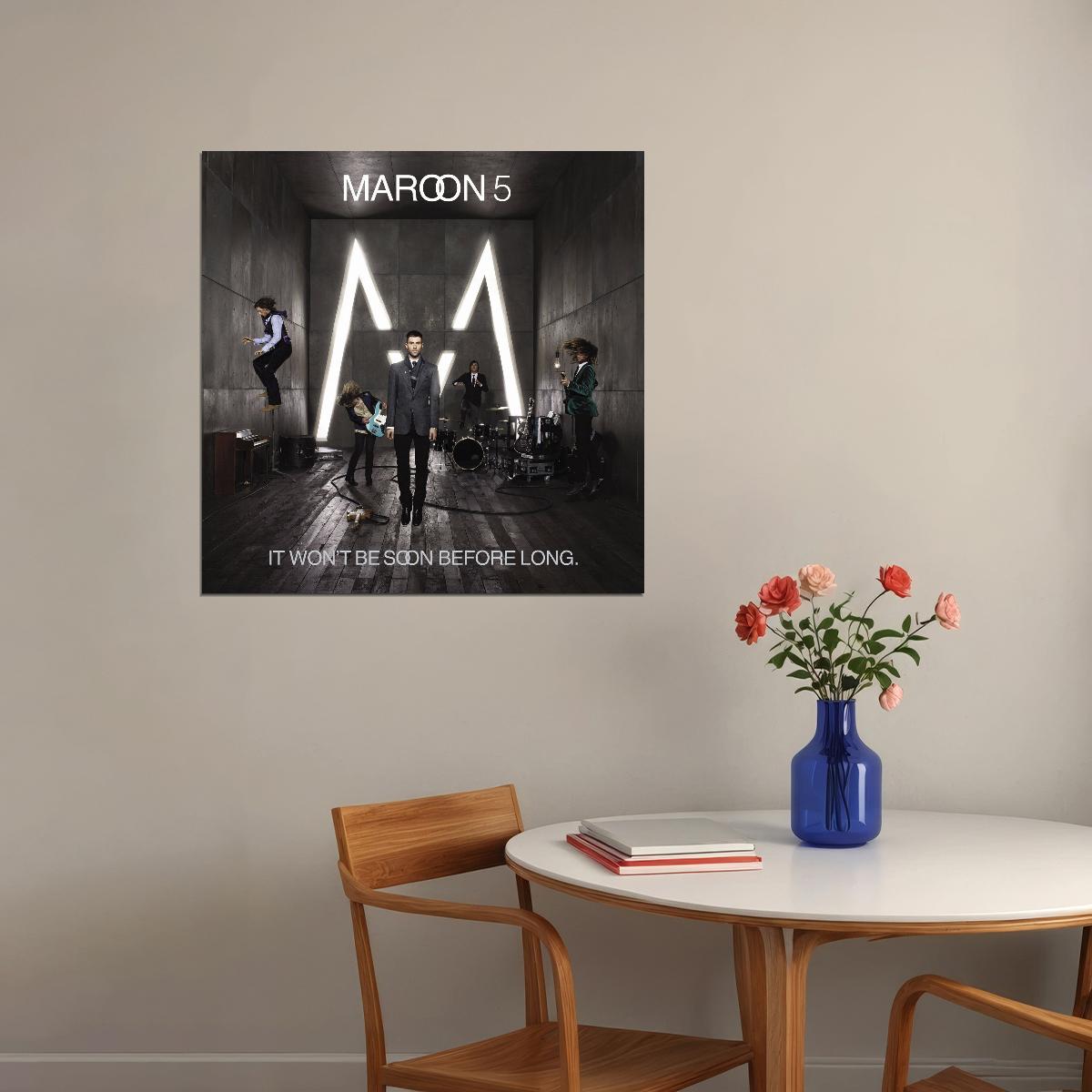 Maroon 5 Music Poster Iconic Pop Rock Band Wall Print