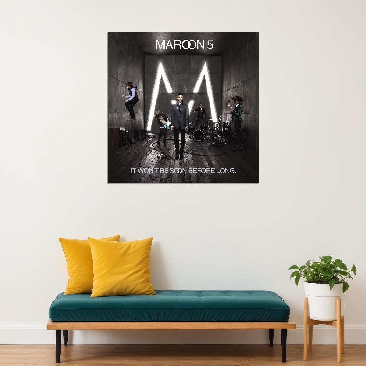 Maroon 5 Music Poster Iconic Pop Rock Band Wall Print