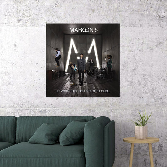 Maroon 5 Music Poster Iconic Pop Rock Band Wall Print - xonomax
