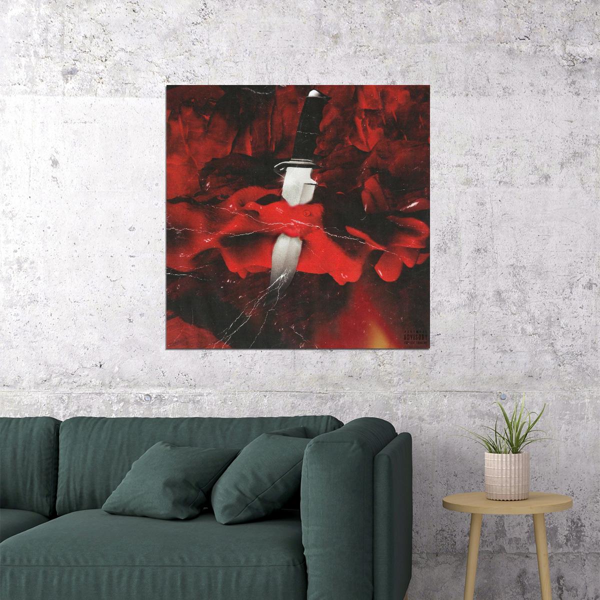 21 Savage Savage Mode Album Cover Art Hip-hop Music Poster Rap Print - xonomax