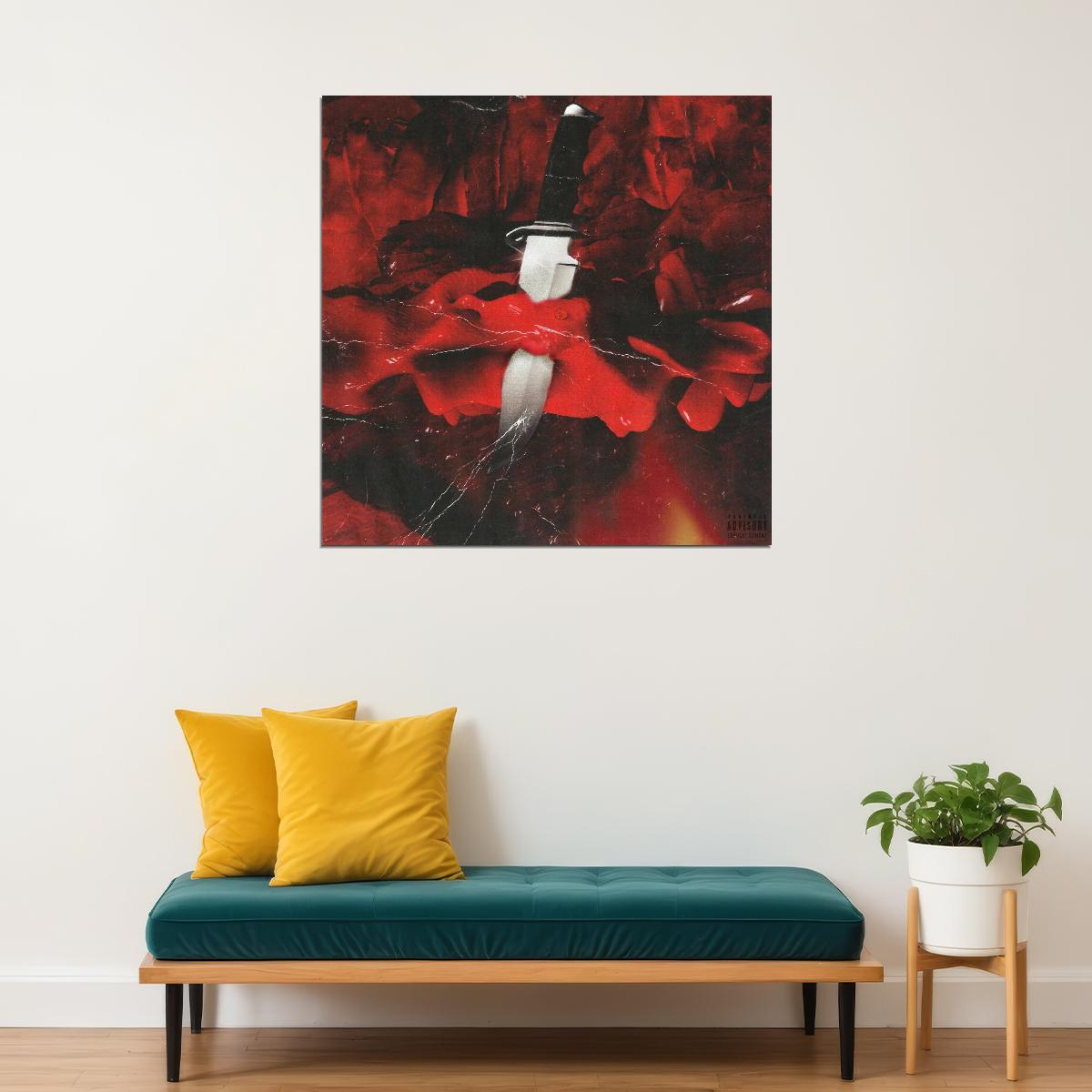 21 Savage Savage Mode Album Cover Art Hip-hop Music Poster Rap Print - xonomax