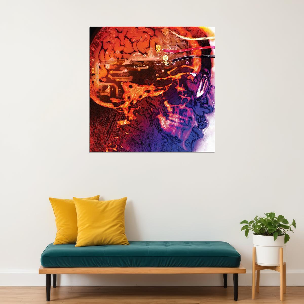 Kid Cudi Man On The Moon: The End Of Day Album Cover Art Music Poster Rap Wall Print