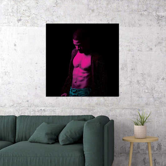 Kid Cudi Passion Pain & Demon Slayin' Album Cover Art Music Poster Rap Wall Print - xonomax