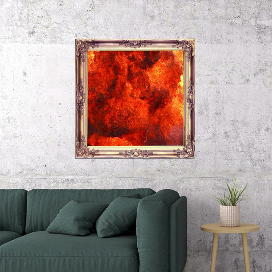 Kid Cudi Indicud Album Cover Art Music Poster Rap Wall Print - xonomax