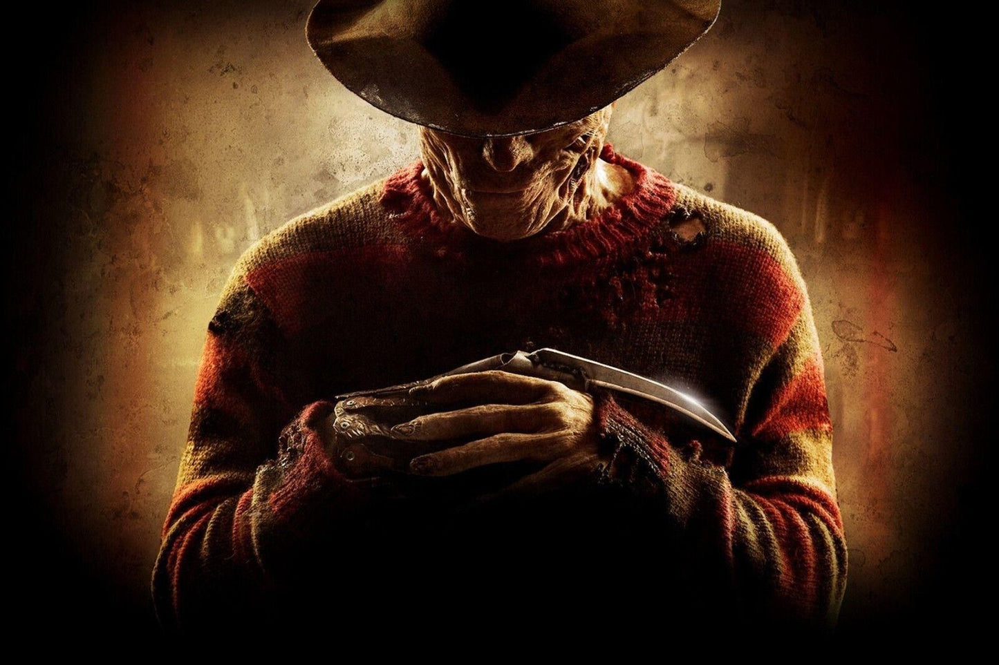 Nightmare On Elm St Freddy Krueger Movie Poster Classic Horror Film Wall Art - xonomax