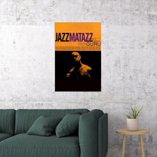 Guru Gang Starr Jazzmatazz Musician Singer Poster Wall Art Print Home Wall Decor - xonomax