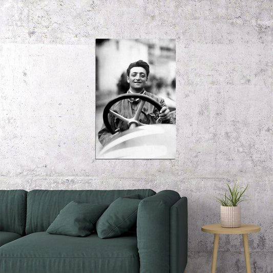Enzo Ferrari Automobile Manufacturer Poster Wall Art Print Home Wall Decor - xonomax