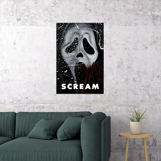 Scream Film Horror Thriller Poster Wall Art Print Home Wall Decor - xonomax