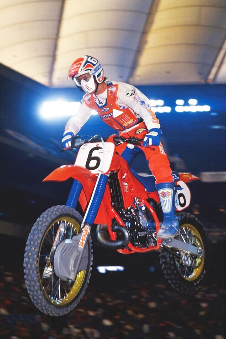 David Bailey Motorcycle Cross Country Racing Star Poster Wall Art Print Home Wall Decor - xonomax