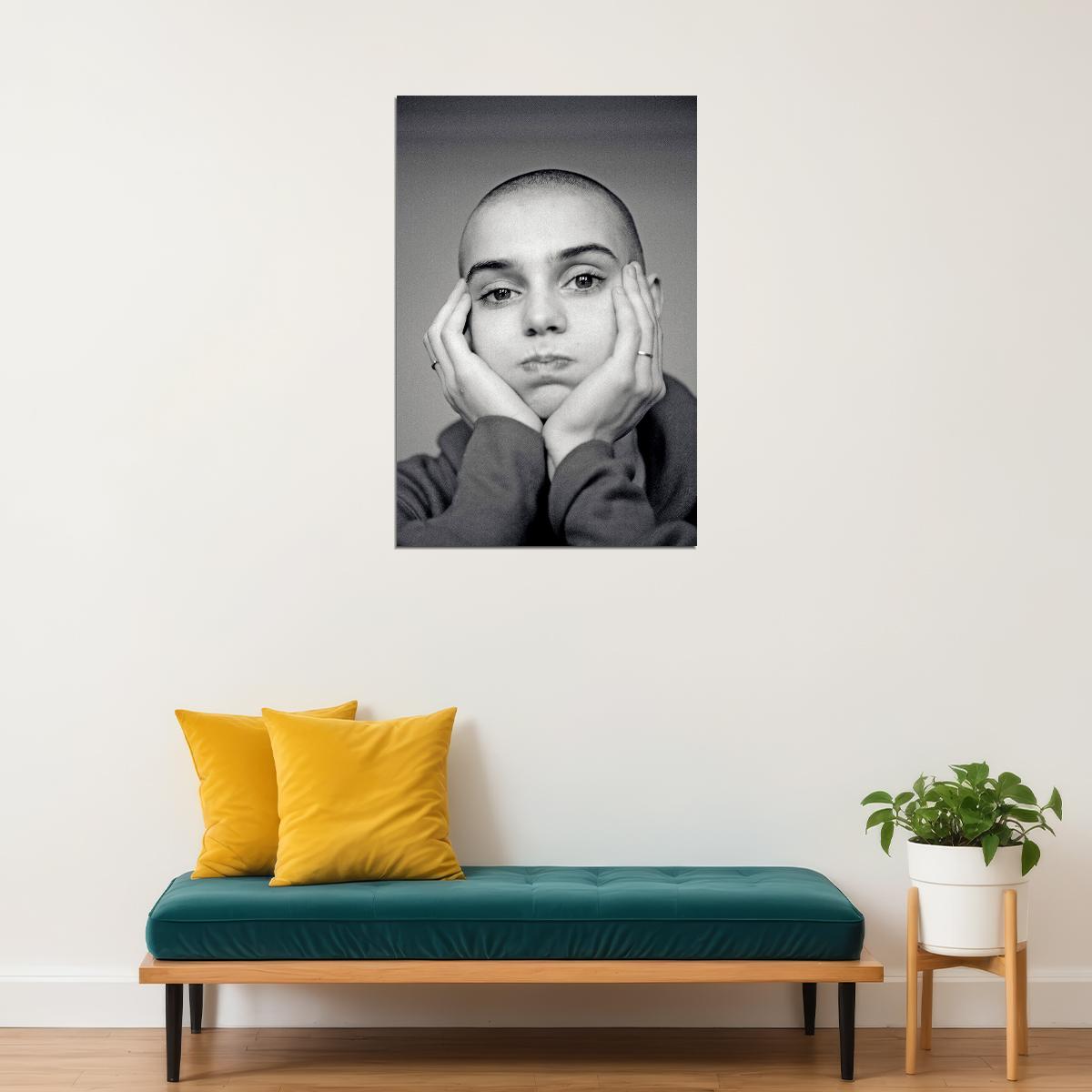 Sinead O'connor 80s 90s Vintage Singer Idol Poster Wall Art Print Home Wall Decor