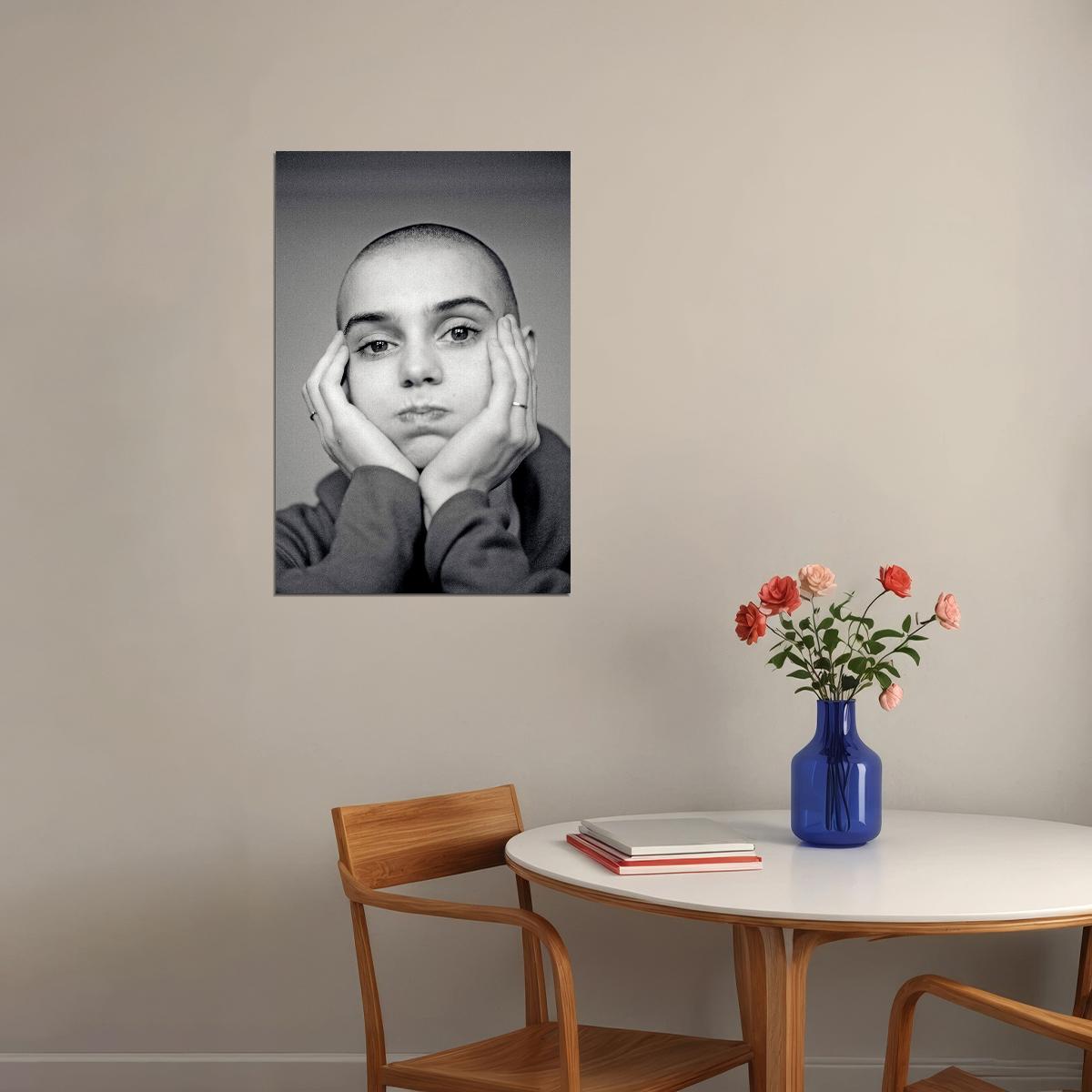Sinead O'connor 80s 90s Vintage Singer Idol Poster Wall Art Print Home Wall Decor