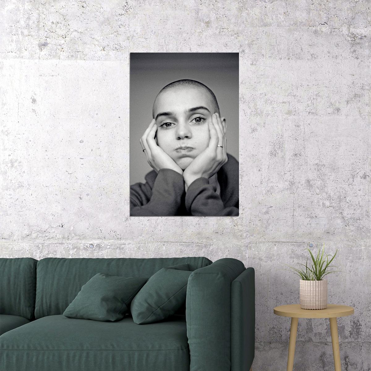 Sinead O'connor 80s 90s Vintage Singer Idol Poster Wall Art Print Home Wall Decor