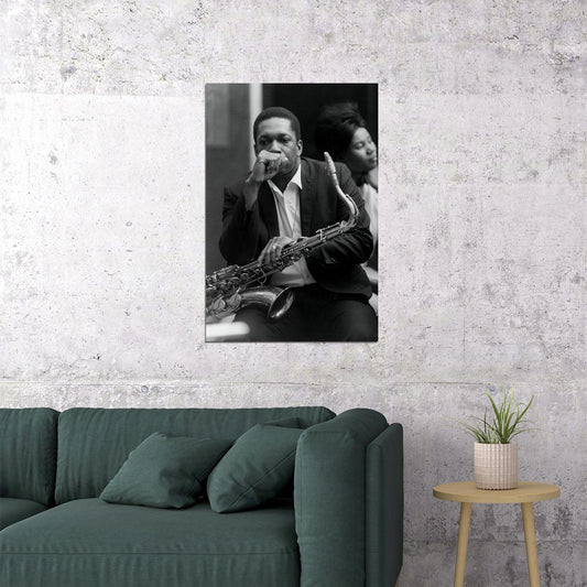 John Coltrane Jazz Musician Music Artist Poster Wall Art Print Home Wall Decor - xonomax