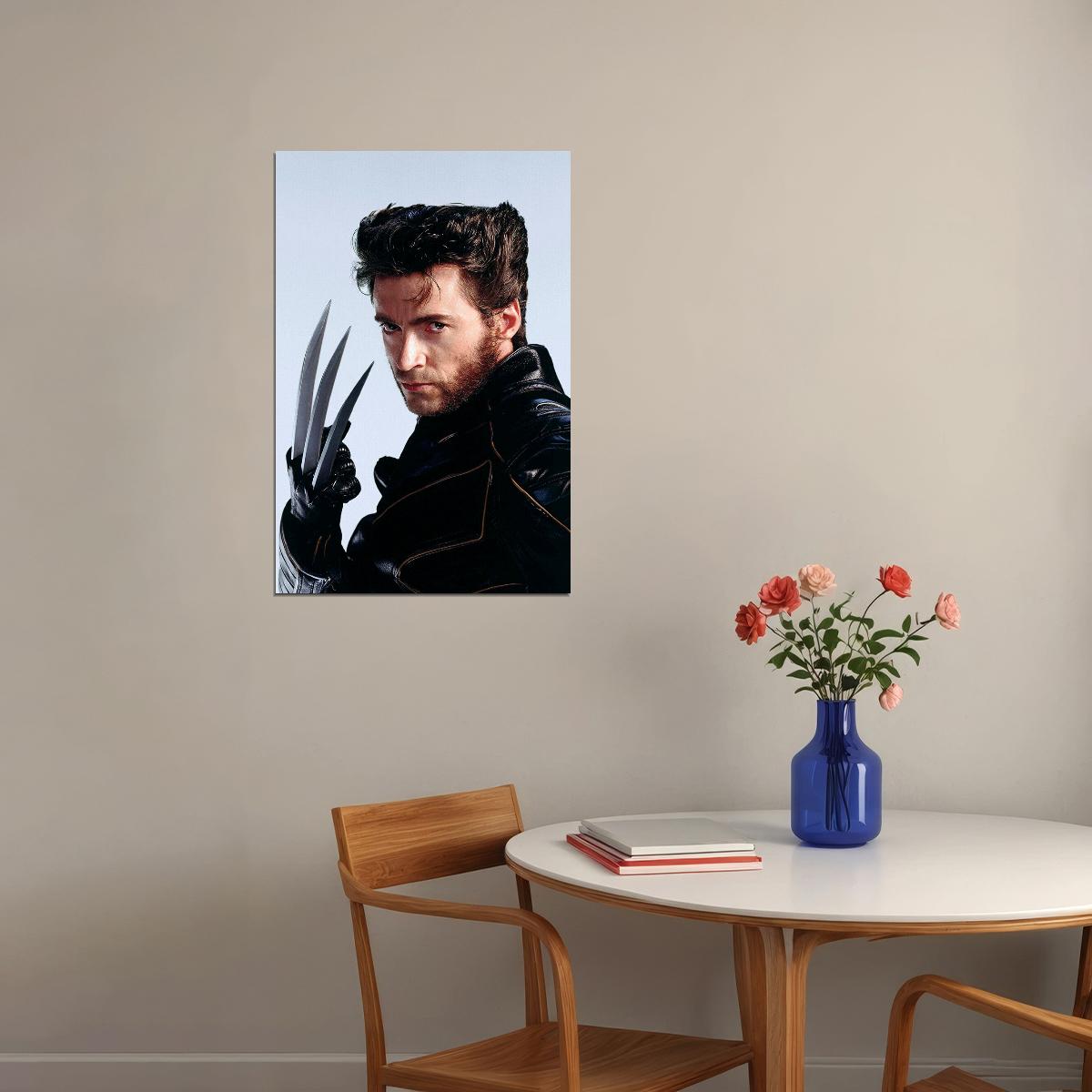 X Men Wolverine Hugh Jackman Movie Poster Wall Art Print Home Wall Decor - xonomax