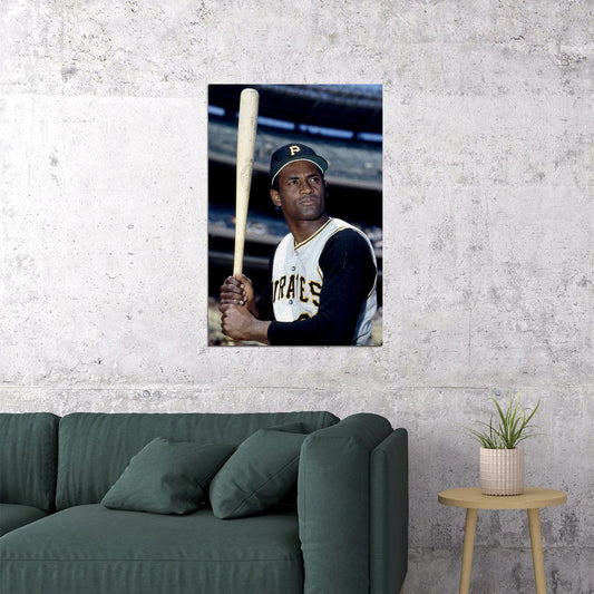 Roberto Clemente Baseball Right Fielder Poster Wall Art Print Home Wall Decor - xonomax