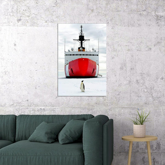 Coast Guard Icebreaker Polar Star Poster Wall Art Print Home Wall Decor - xonomax