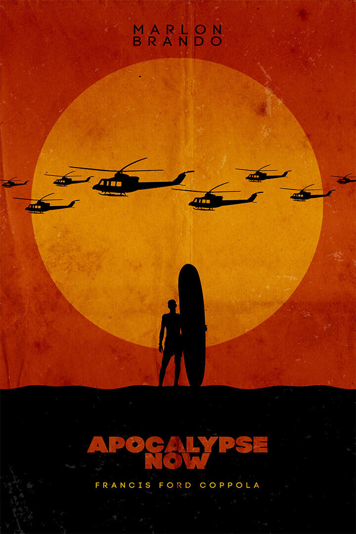 Apocalypse Now Classic Movie Cover Mystery Drama Poster Wall Art Print Home Wall Decor