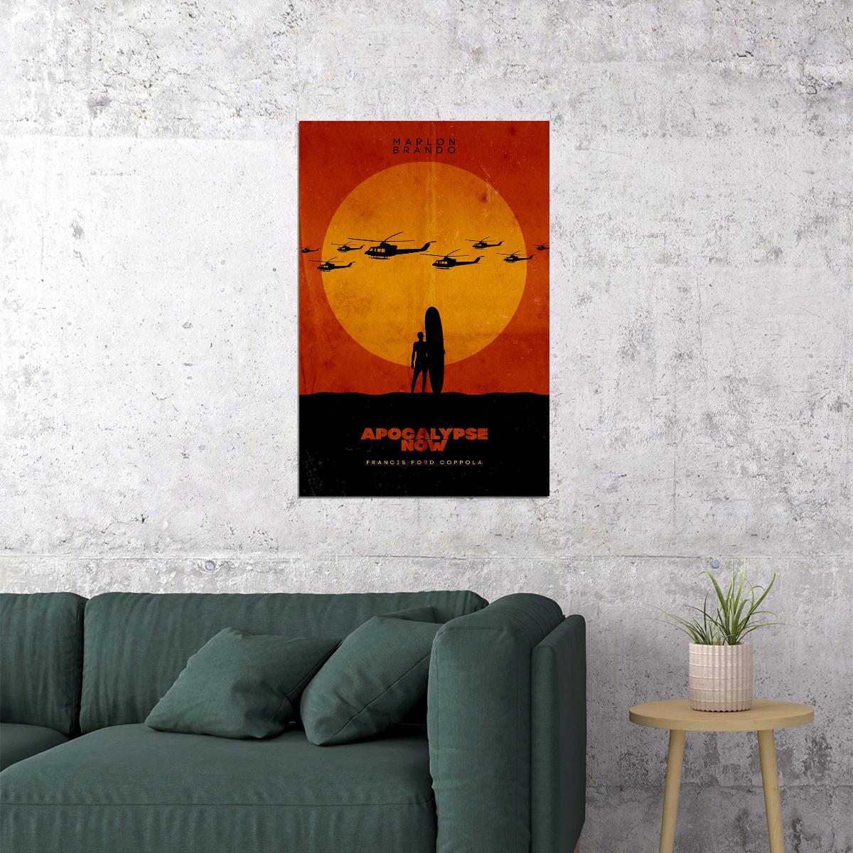 Apocalypse Now Classic Movie Cover Mystery Drama Poster Wall Art Print Home Wall Decor