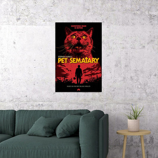 Pet Sematary Stephen King Horror Movie Fantasy Poster Wall Art Print Home Wall Decor - xonomax