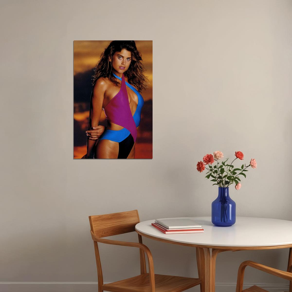 Kathy Ireland Female Model Beautiful Actor Poster Wall Art Print Home Wall Decor