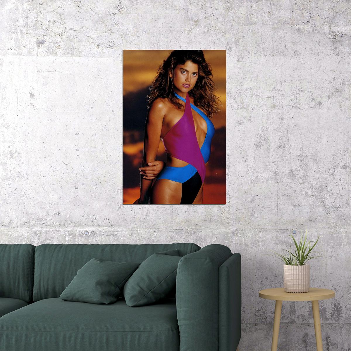 Kathy Ireland Female Model Beautiful Actor Poster Wall Art Print Home Wall Decor