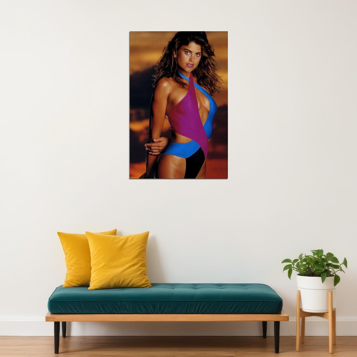 Kathy Ireland Female Model Beautiful Actor Poster Wall Art Print Home Wall Decor
