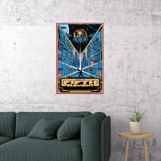 Science Fiction Film Fifth Element Poster Wall Art Print Home Wall Decor - xonomax