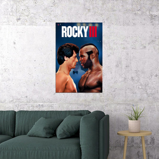Rocky 3 Iii Movie Sylvester Stallone Boxing Poster Wall Art Print Home Wall Decor - xonomax