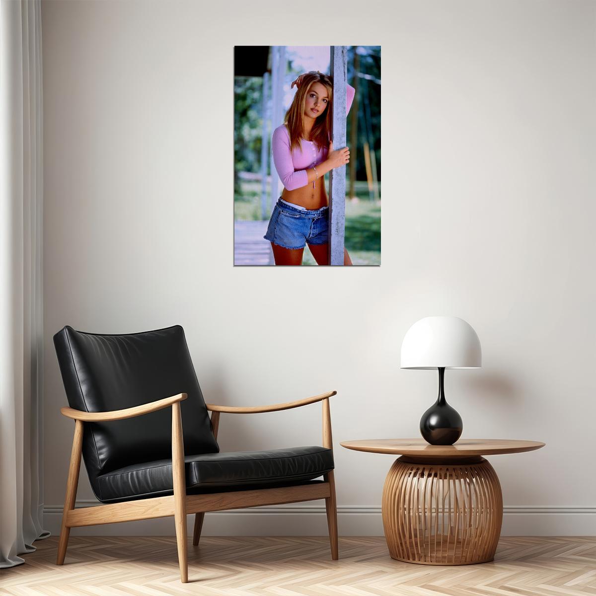 Young Britney Spears Singer Director Vintage Poster Wall Art Print Home Wall Decor