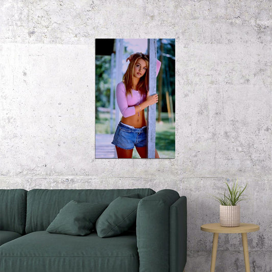 Young Britney Spears Singer Director Vintage Poster Wall Art Print Home Wall Decor - xonomax