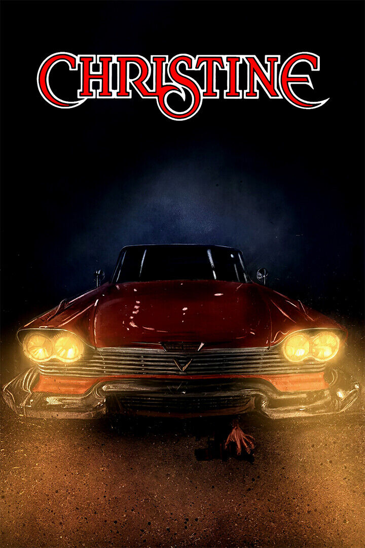 Christine 1983 Classic Movie Horror Mystery Poster Wall Art Print Home Wall Decor - xonomax