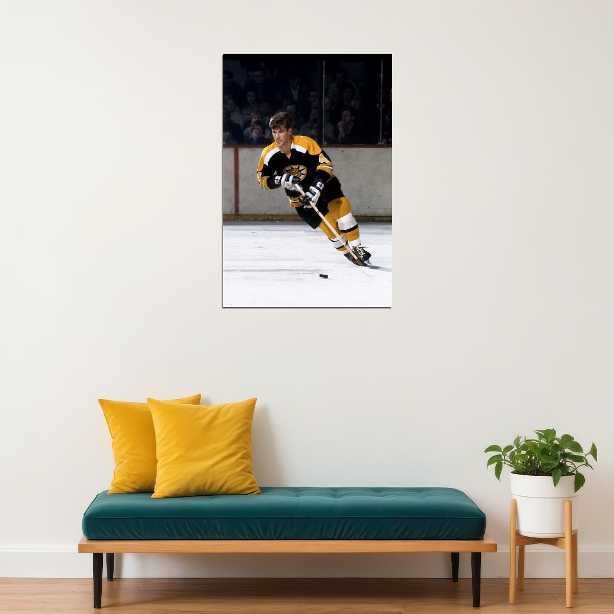 Bobby Orr Celebrity Ice Hockey Player Poster Wall Art Print Home Wall Decor - xonomax